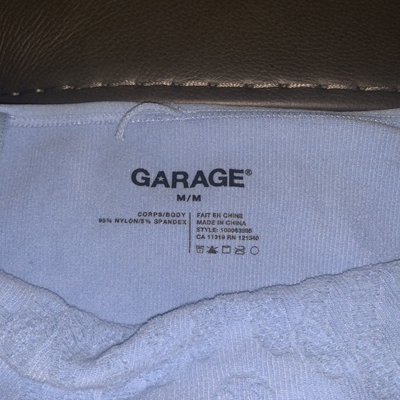 baby blue tank top, stretchy material - Picture 3 of 3